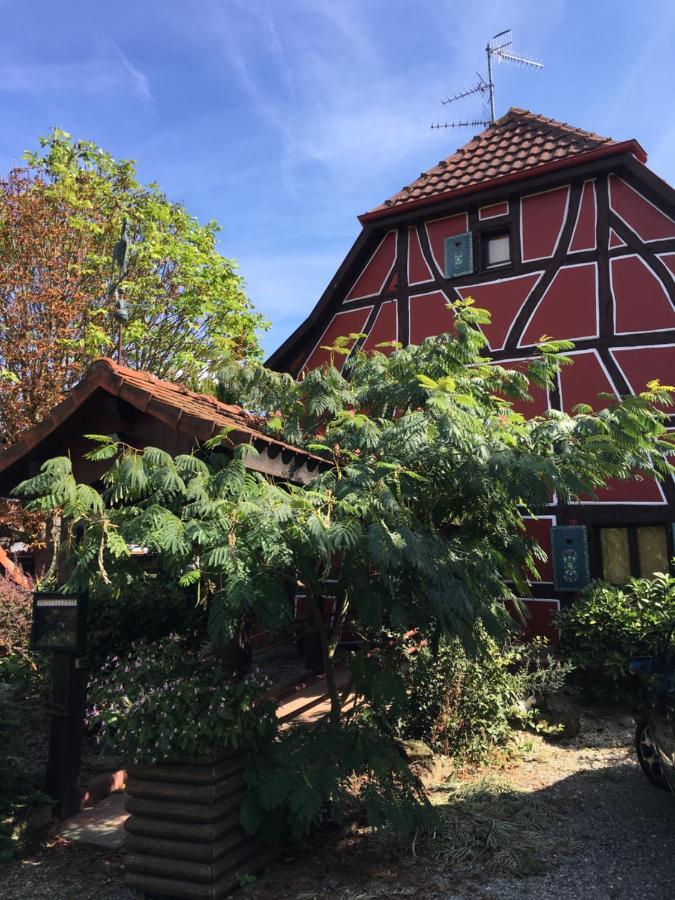 Auberge Du Tisserand Hotel Gommersdorf Bagian luar foto